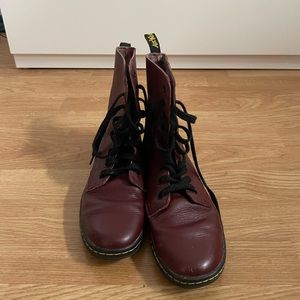 REDUCED PRICE: Red Doc Marten boots